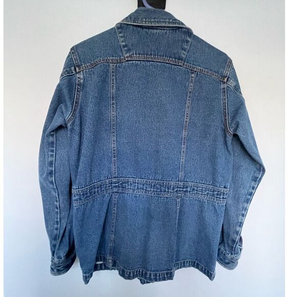 Bill Blass vintage size Medium 100% cotton denim jacket - Picture 2 of 7